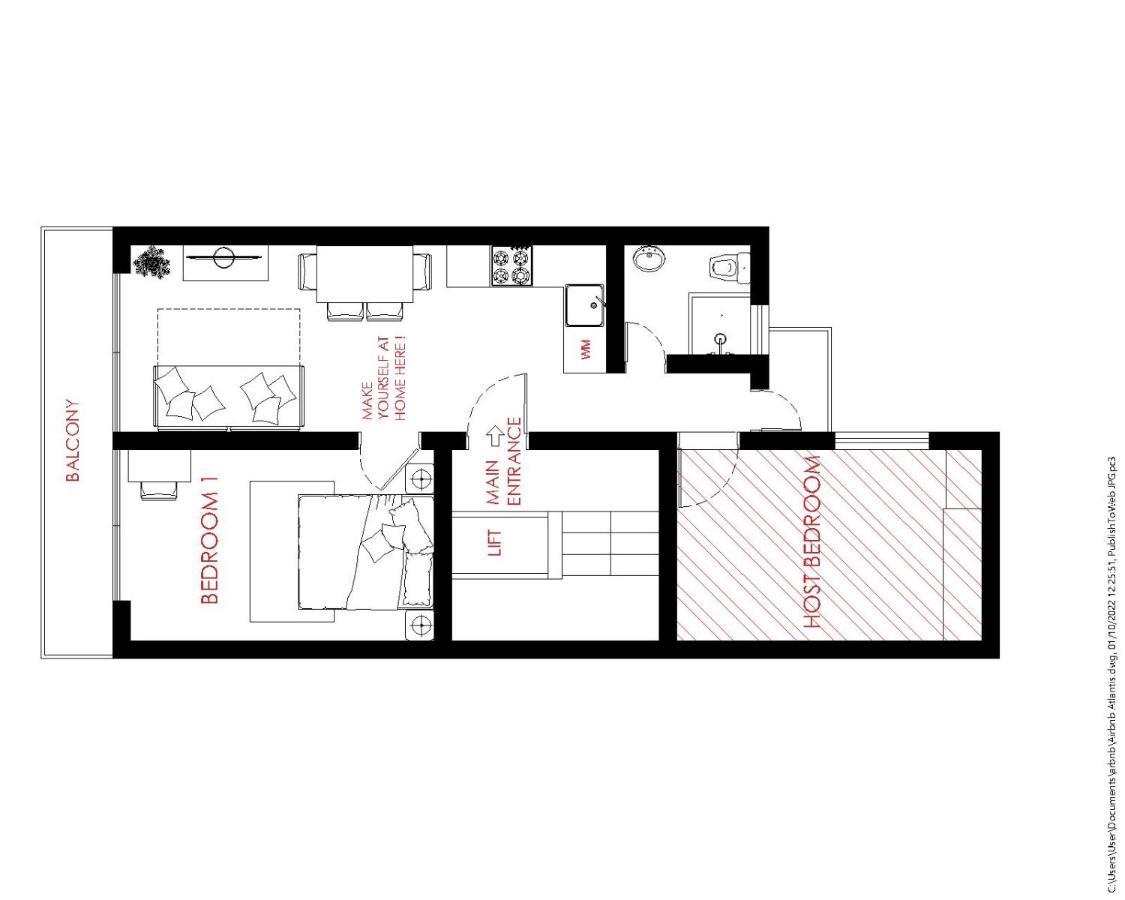 F8 1 Seaview Room, Living And Bathroom Shared , Stjulians Saint Julian's Dış mekan fotoğraf